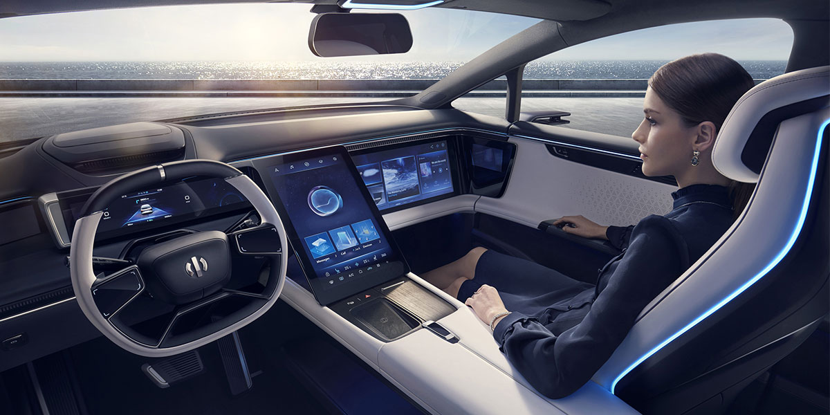 Human Horizons HiPhi1 HMI experience innovative design