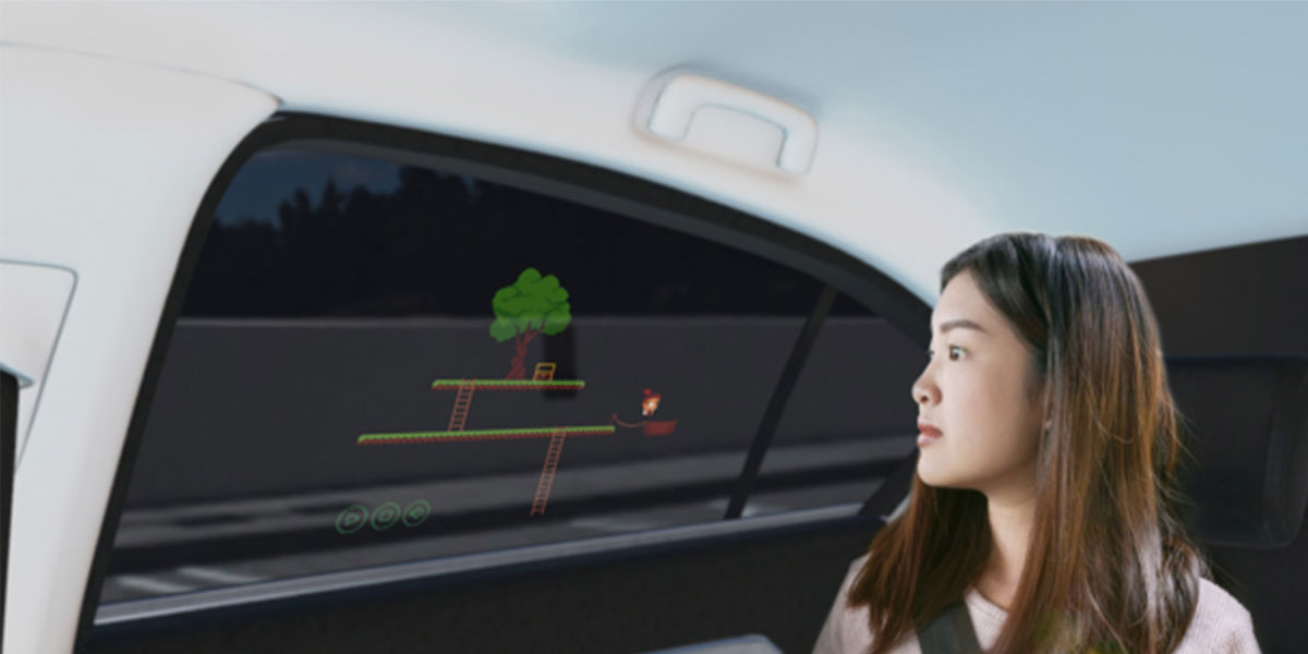 Car window interaction