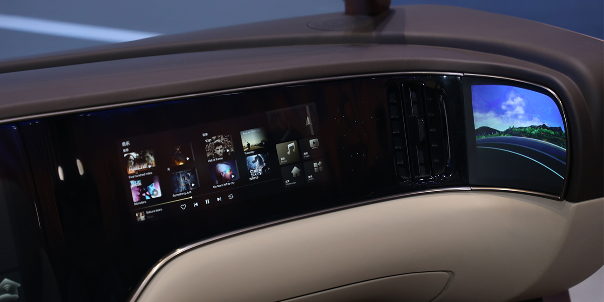 front passenger seat in the cabin