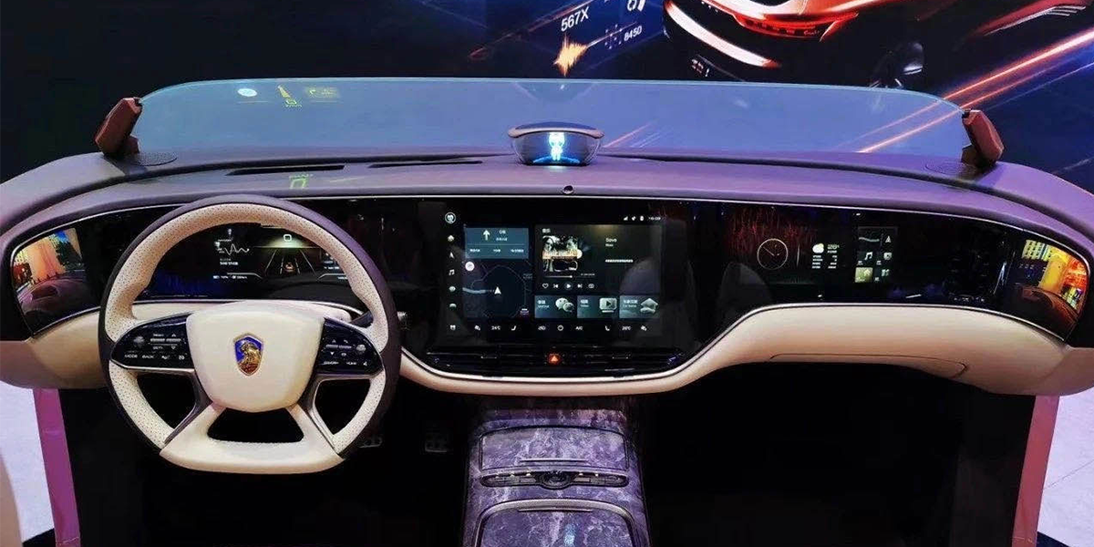Details of the console in the cabin