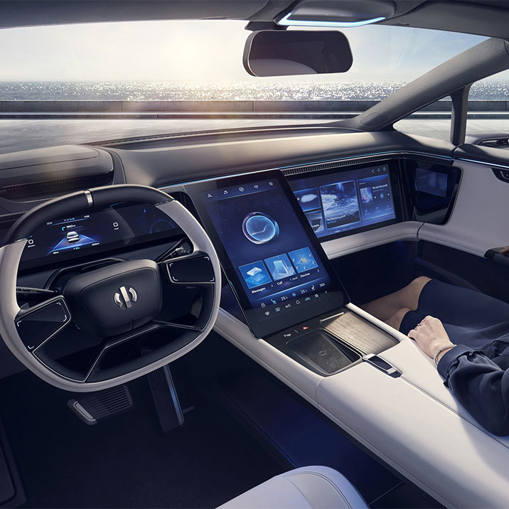 Human Horizons HiPhi1 HMI experience innovative design