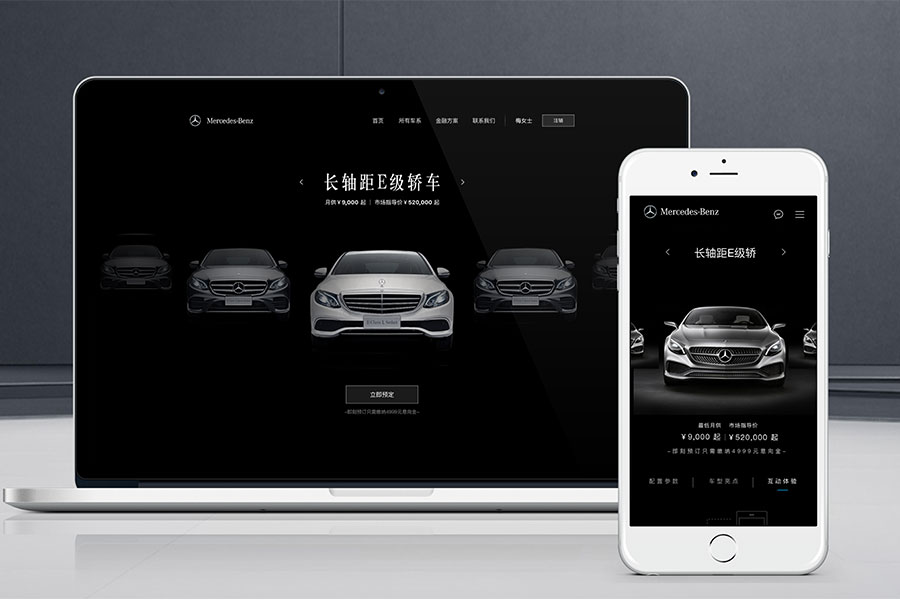 User experience design for Daimler-Benz's E-commerce platform 