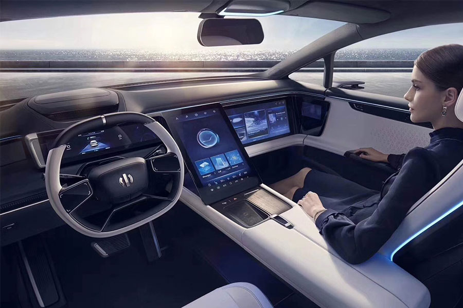 HUMAN HORIZONS HiPhi 1 HMI experience innovative design